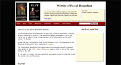 Desktop Screenshot of pascalbonenfant.com