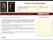 Tablet Screenshot of pascalbonenfant.com